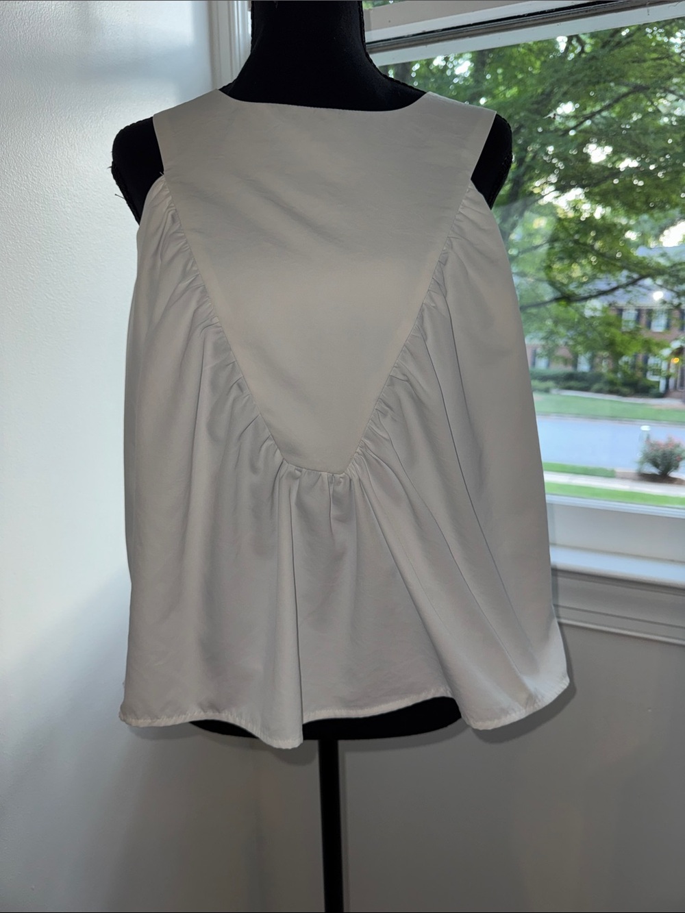 Source Unknown White Shirt with V-Panel